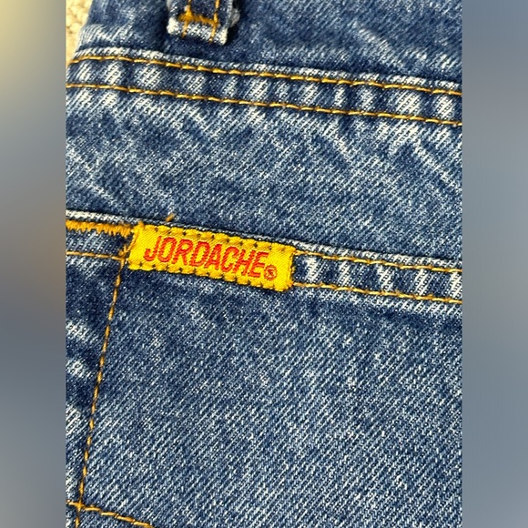 Sz 11/12 Jordache vintage 90s jeans medium wash high rise stovepipe fit like new - Picture 6 of 8